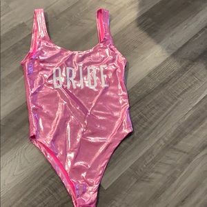 Bride one piece suit